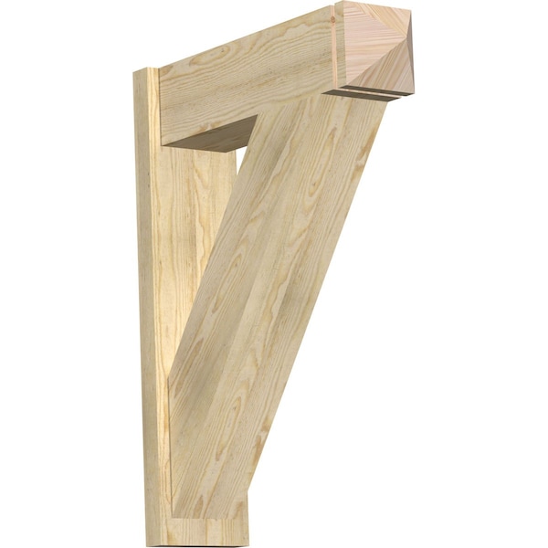 Ekena Millwork Traditional Rough Sawn Arts and Crafts Outlooker, Douglas Fir, 8"W x 28"D x 36"H OUT08X28X36TRA03RDF - main
